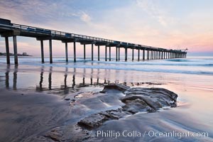 Scripps Pier, sunrise, Scripps Institution of Oceanography, La Jolla, California