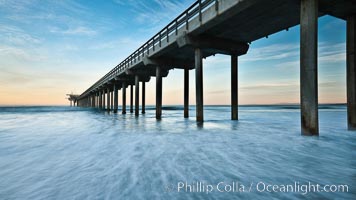 Scripps Pier, sunrise, Scripps Institution of Oceanography, La Jolla, California