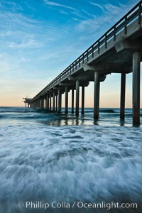 Scripps Pier, sunrise, Scripps Institution of Oceanography, La Jolla, California