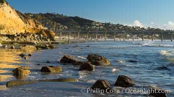 Scripps Pier at sunset, Scripps Institution of Oceanography, La Jolla, California