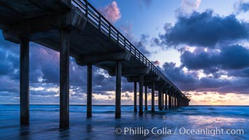 Scripps Pier at sunset, La Jolla, California, Scripps Institution of Oceanography