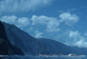 Sea Cliffs. Molokai, Hawaii, USA, natural history stock photograph, photo id 04545