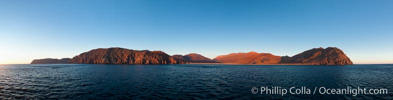 Isla Partida, Sea of Cortez coastal scenic panorama, near La Paz, Baja California, Mexico, part of the Espiritu Santo Biosphere Reserve., natural history stock photograph, photo id 27358