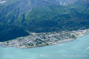 Seward, a port city that lies at the foot of the Kenai Mountains, where the Russian River empties into Resurrection Bay