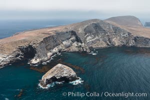 Santa Barbara Island, aerial photograph