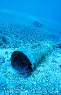 Debris from wreck of F/V Jin Shiang Fa, Rose Atoll National Wildlife Sanctuary