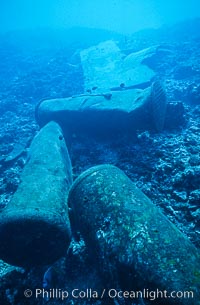 Debris,  wreck of F/V Jin Shiang Fa, Rose Atoll National Wildlife Sanctuary