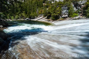 Silver Apron and Emerald Pool, above Vernal Falls, Yosemite.