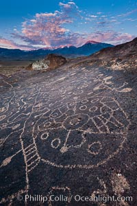 Photographs of Sky Rock Petroglyphs in the Volcanic Tablelands near Bishop, California