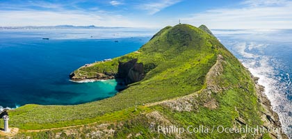 South Coronado Island, aerial photo, Coronado Islands (Islas Coronado)