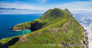 South Coronado Island, aerial photo, Coronado Islands (Islas Coronado)