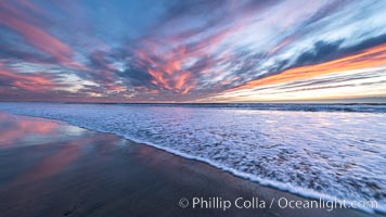 Spectacular Sunset, Terramar Beach, Carlsbad