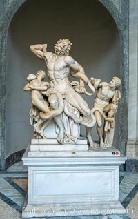 Statuary, Vatican Museum, Vatican City, Rome, Italy
