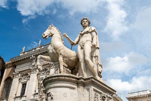 Statue on the Capitoline Hill, Campidoglio, Rome