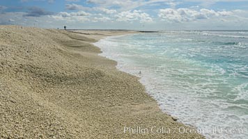 Steep Coral Rubble Shoreline, Clipperton Island