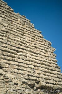 Step pyramid of Djoser (Zoser), detail.