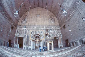 Sultan Hassan Mosque, interior, Cairo, Egypt