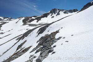 Summer snow pack, Whistler Mountain