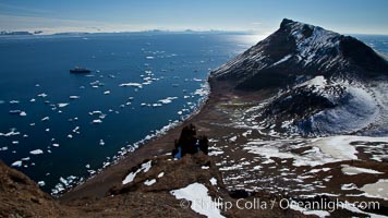 Summit of Devil Island with portions of the Erebus and Terror Gulf region of the Weddell Sea in the background