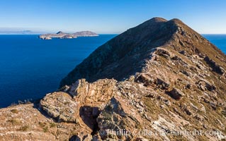 Summit Ridge of North Coronado Island, Baja California, Mexico