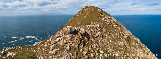 Summit Ridge of North Coronado Island, Baja California, Mexico