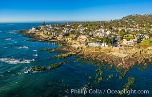 Sun Gold Point Reef Exposed at Extreme Low Tide, La Jolla, California