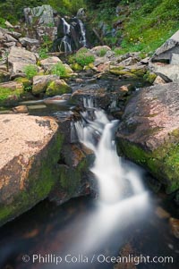 Waterfall, Sunbeam Creek, Mount Rainier National Park, Washington