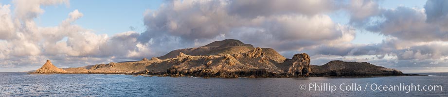 Panoramic Photo of San Clemente Island, Sunrise, Pyramid Head