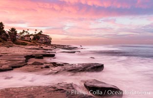 Sunrise Clouds and Surf, Hospital Point, La Jolla