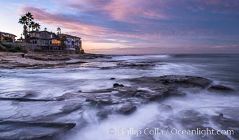 Sunrise Clouds and Surf, Hospital Point, La Jolla