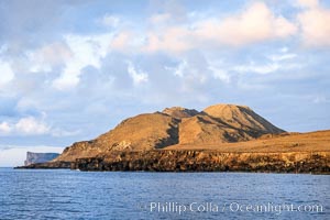 Sunrise on morros near south end of Guadalupe Island, Guadalupe Island (Isla Guadalupe)