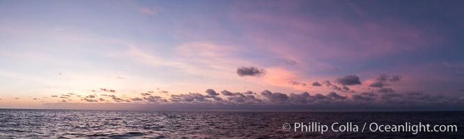 Sunrise over the Pacific Ocean en Route to Clipperton Island