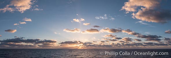 Sunrise over the Pacific Ocean en Route to Clipperton Island