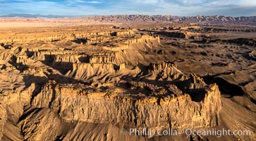 Sunrise over the Skyline Rim, Factory Bench and Lower Blue Hills, Utah. The San Rafael Swell is in the distance