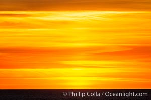 Sunset Clouds over the Pacific Ocean, Del Mar