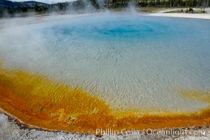 Sunset Lake, Black Sand Basin, Yellowstone National Park, Wyoming