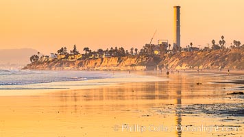 Sunset on Terramar Beach, Carlsbad