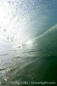 Breaking wave, tube, hollow barrel, morning surf