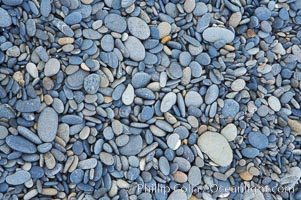 Surfer pills are small beach stones eroded into smooth small round shapes, Ruby Beach, Olympic National Park, Washington