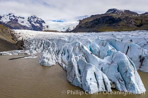 Svinafellsjokull Glacier and Lagoon, Iceland