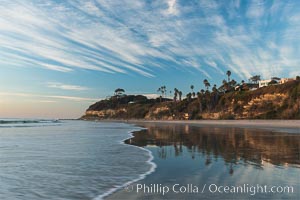 Swami's Beach at dusk, Encinitas