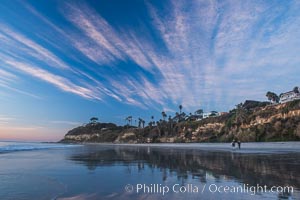 Swami's Beach at dusk, Encinitas