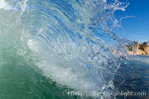 Afternoon tiny wave, Tabletop, Cardiff by the Sea, California