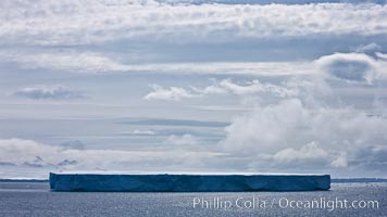 Tabular iceberg in the Antarctic Sound