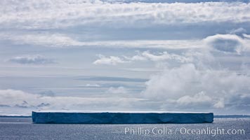 Tabular iceberg in the Antarctic Sound