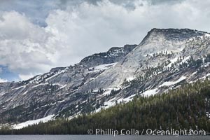 Tenaya Peak and Tenaya Lake in Yosemite National Park's high country