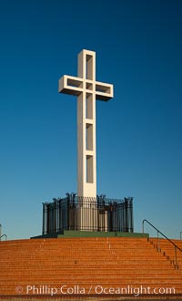 The Mount Soledad Cross, a landmark in La Jolla, California. The Mount Soledad Cross is a 29-foot-tall cross erected in 1954