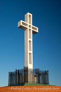 The Mount Soledad Cross, a landmark in La Jolla, California. The Mount Soledad Cross is a 29-foot-tall cross erected in 1954