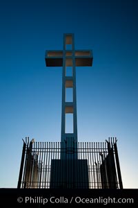 The Mount Soledad Cross, a landmark in La Jolla, California. The Mount Soledad Cross is a 29-foot-tall cross erected in 1954