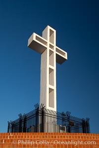 The Mount Soledad Cross, a landmark in La Jolla, California. The Mount Soledad Cross is a 29-foot-tall cross erected in 1954